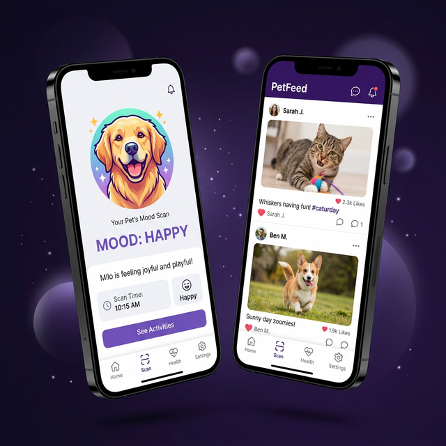 PawPrint AI App Screens
